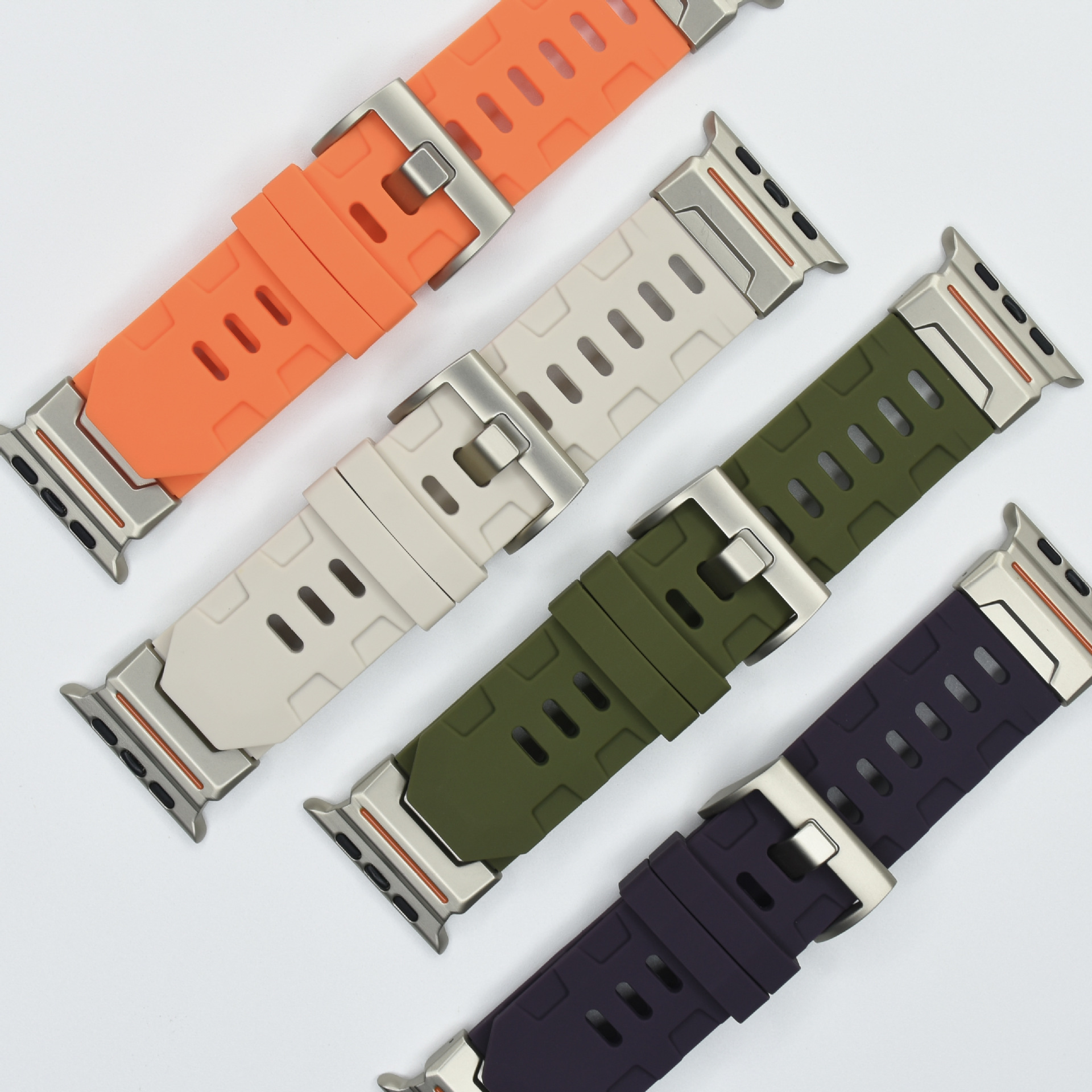 cool silicone band with metal adaptor cool silicone band with metal adaptor