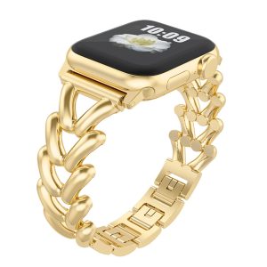 v shape design metal band